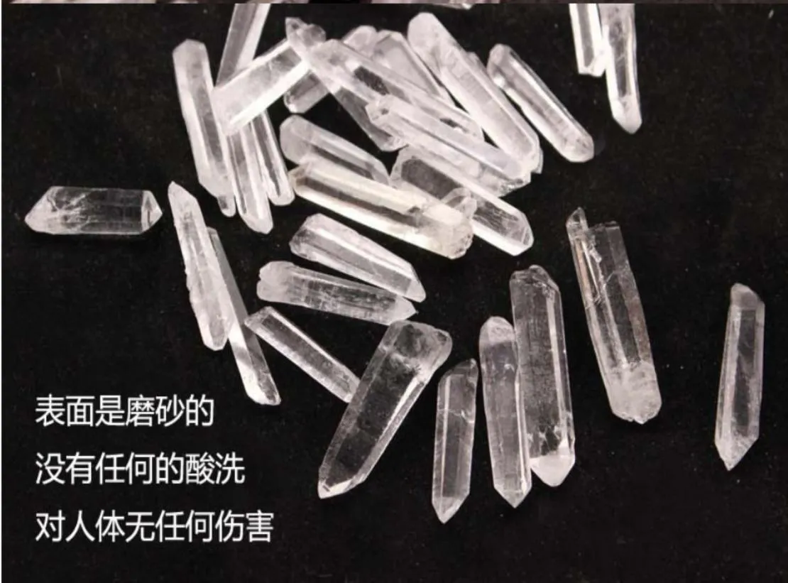 POUCH HELA 100G Bulk Small Points Clear Quartz Crystal Mineral Healing Reiki Good Lucky Energy Mineral Wand SP3TL 3841700