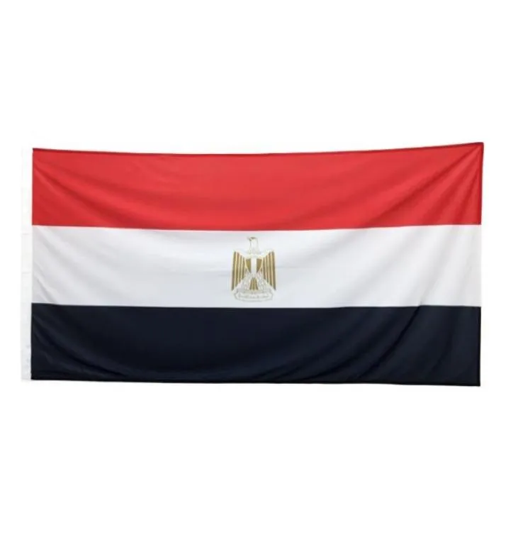 3x5 150x90cm benutzerdefinierte Ägypten -Flagge Hanging Advertising -Nutzung 100 Polyester für Innennutzung im Freien 2767406