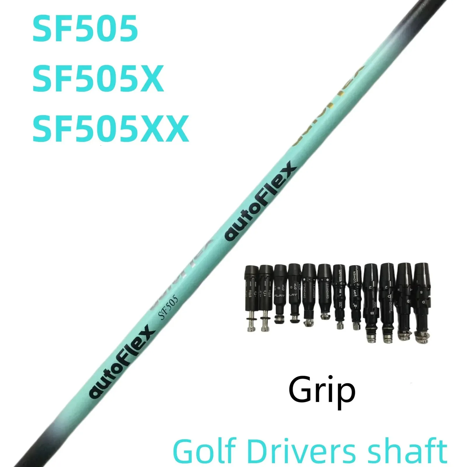 Golf Shaft Blue AutoFlex Driver SF405SF505SF505XSF505XX GRAFITE SHAFT Träfri montering Hylsa och grepp 240425