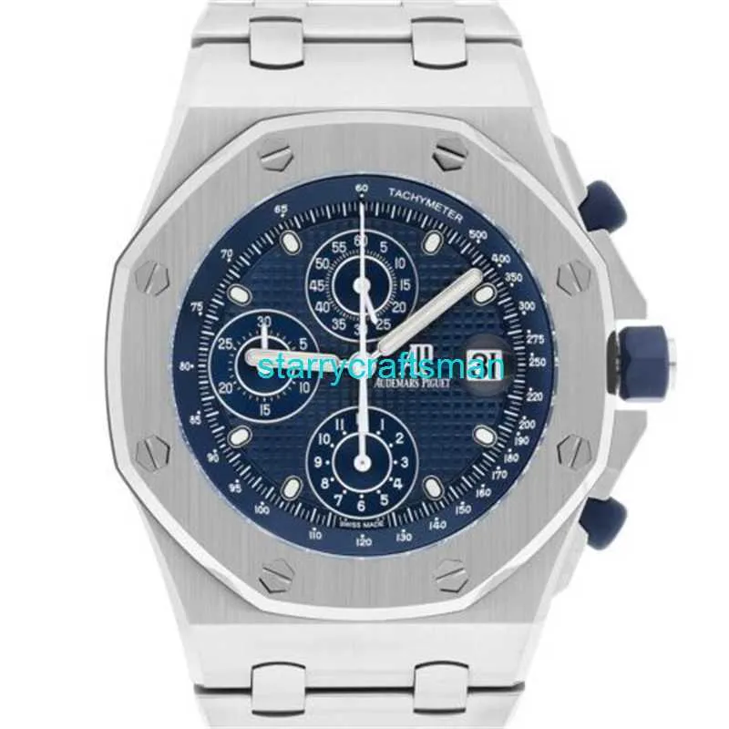 Luxury Watches APS factory Audemar Pigue Royal Oak Offshore Blue dial Mens Watch 26237ST OO.1000ST.01 stWC