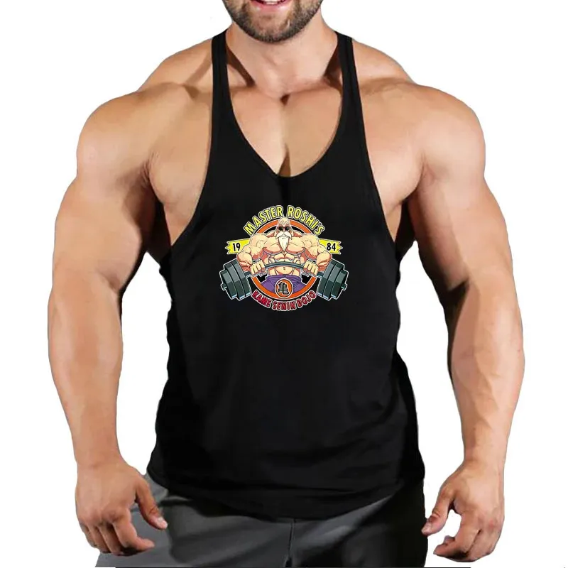 Heren Casual Tank Tops Zomer Bodybuilding Mouwloos vest Fashion Male T Tees Gym Training Factory Outlet 240412