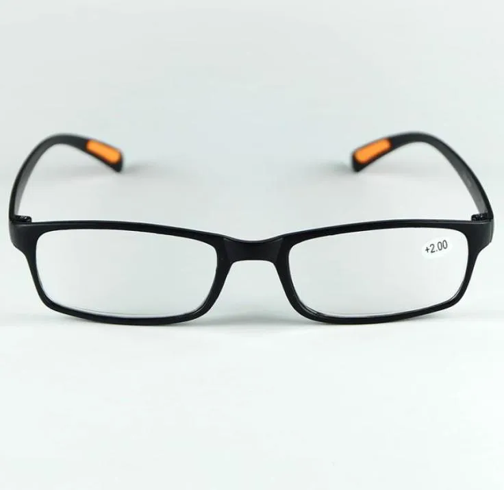 2021New gute Qualität Olders Lesebrille Antislip -Design Flexible leichte Kunststoffrahmen Hyperopie Brille gemischte Leistung Lens4341442