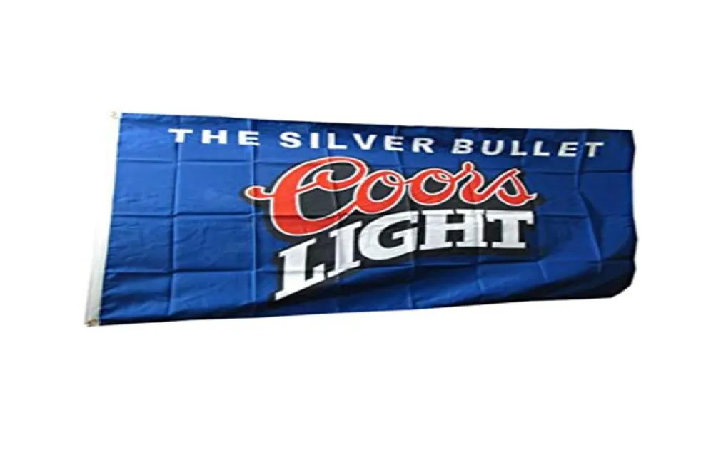Coors Light Beer Etikett Flagg 3x5ft All Country 100D Polyester Banners Annonsering Anpassad 3x5ft utomhus inomhus alla länder7156700