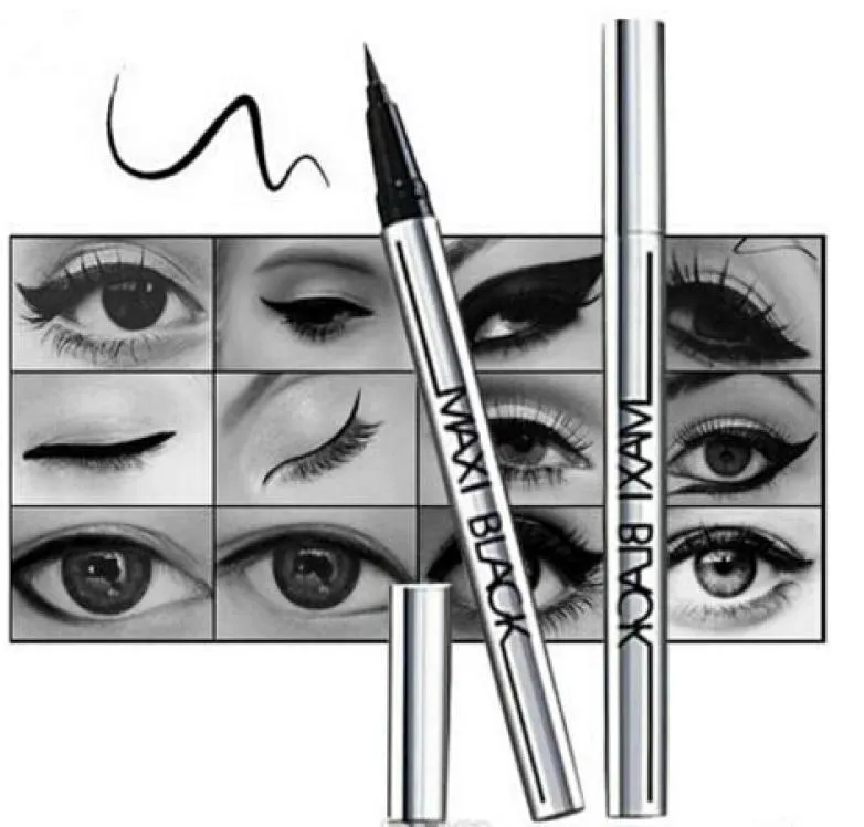 Nieuwe ultieme zwarte vloeibare eyeliner Longlasting waterdichte oogvoering potlood pen mooie make -up cosmetische gereedschappen1312058