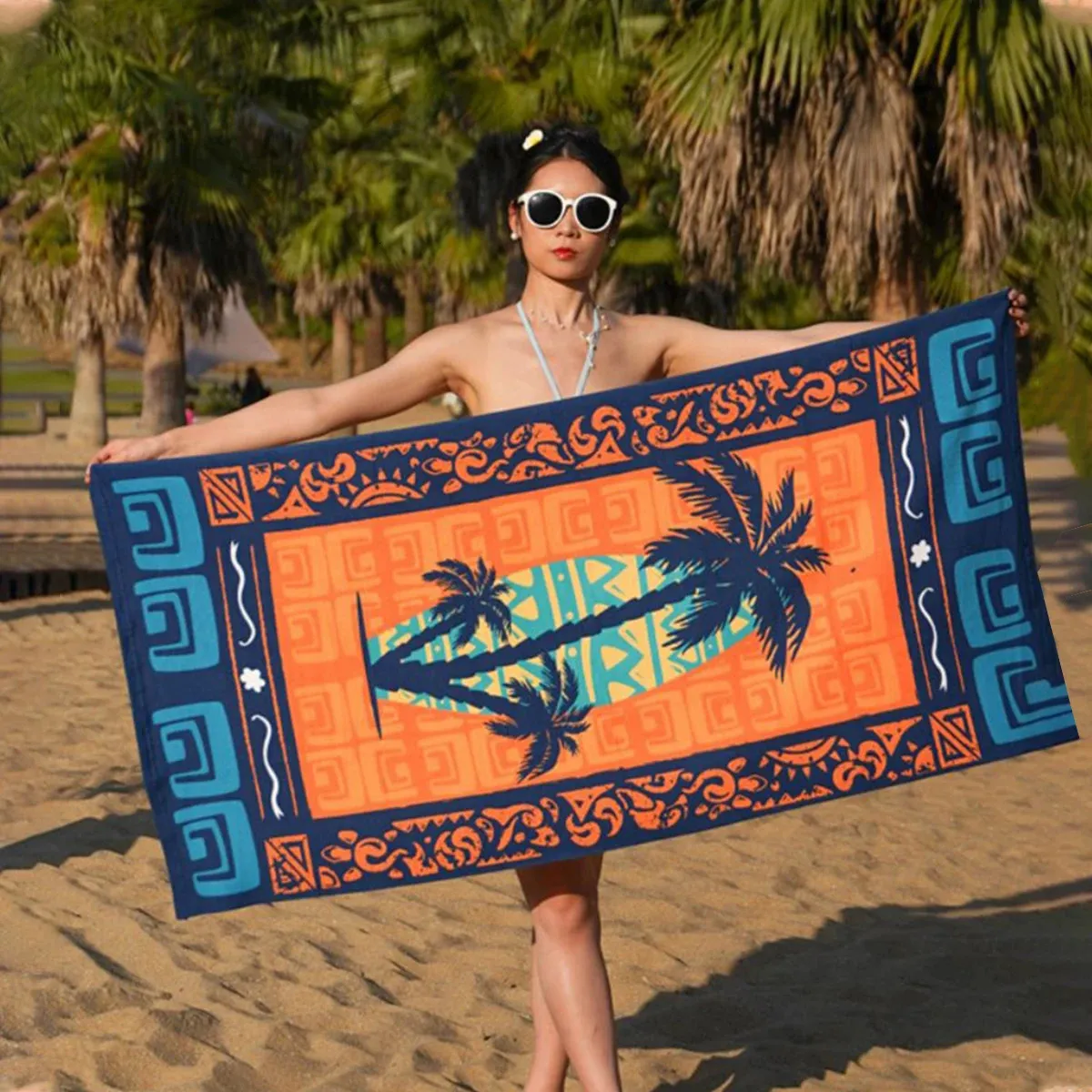 Водооснователь быстро высыхает пляжное полотенце 150*70 см. Солнечное платок йога плавание Полотенца бегущий