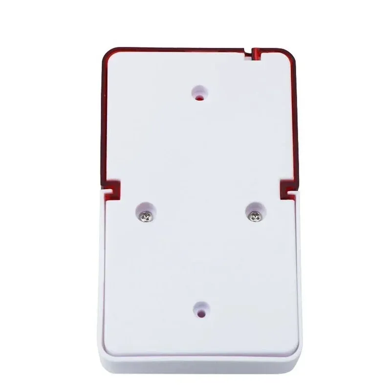 Домашняя безопасность 12 В 108db мини -стробосковые сирены звуковые сигнализация красная индикатор световые сигналы проводной сигнализации для системы сигнализации GSM PSTN