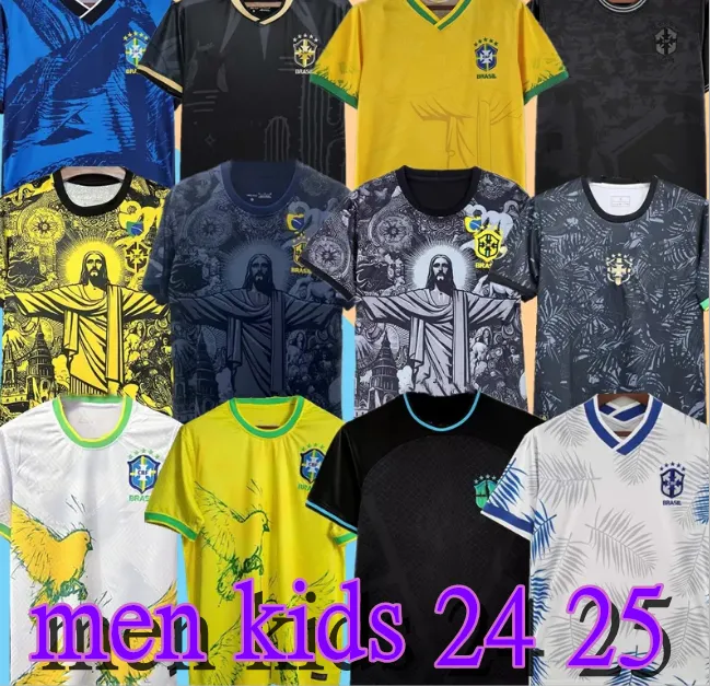 2024 Brazil Brazil Soccer Shirt 2022 PAQUETA, RAPHINHA, MARQUINHOS 
