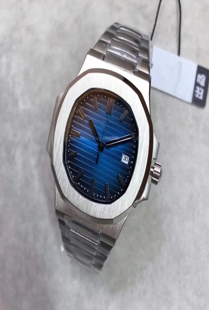 Big Factory U1 Automatische Bewegung 5711 Männer Watch Sapphire Crystal Blue Dial Männliche Uhr 316 Edelstahlband 2603124