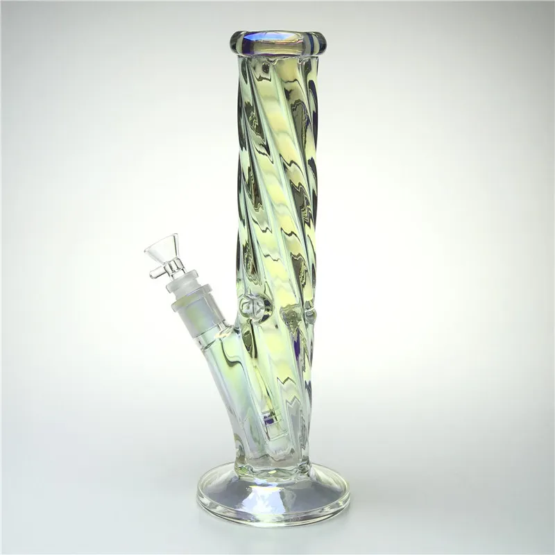 12 -calowa 14 mm żeńska szklana woda bong z grubą kolorową kolorową obrotową gwintowaną gwintowaną szklaną szklaną zlewką platformy olejne