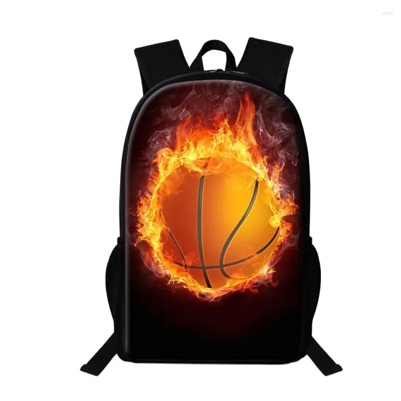 Rucksack Basketball 3D Printed School Taschen Kinder Buchtasche Männer 16 Zoll für Teen Jungen Mädchen Kindergarten Kinder Kinder