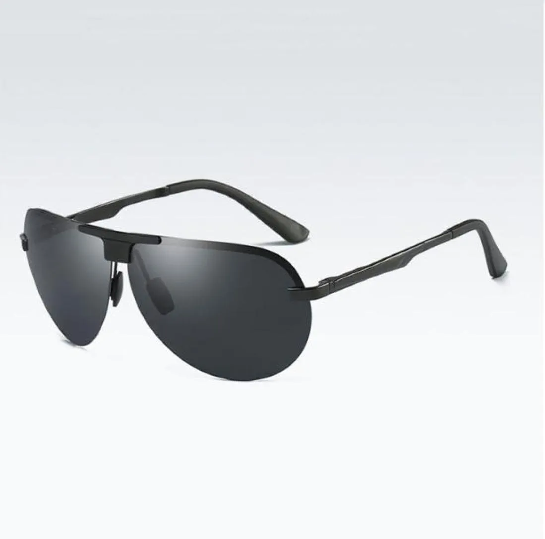 2020 Classic Men Sunglasses Brand Designer Travel Frog Men Goede Kwaliteit Glazen klassieke randloze mannelijke gepolariseerd rijden zonnebril 7979874