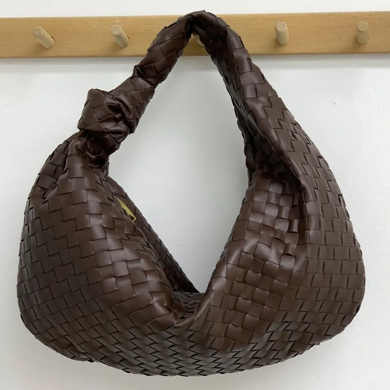 Дизайнерская сумка роскошная сумка плетение на плечо для кожи кожи на искренний кожаный цвет простые цвета молнии открытые пакеты дизайнерские женские сумки высококачественная сумка с большой емкостью