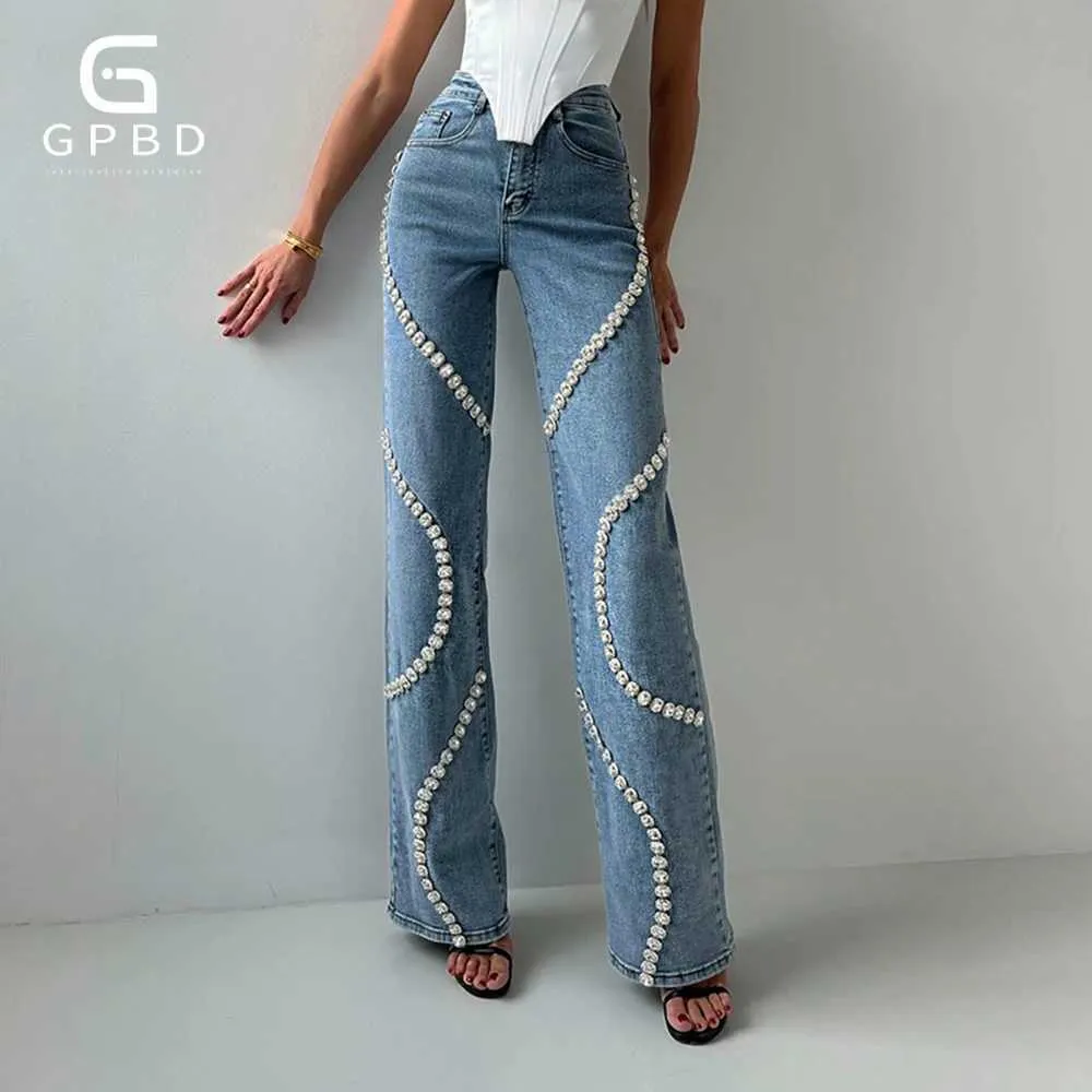 【Y2K】DND4DES Fake GAL chain blue denim Y2K】DND4DES Fake GAL chain blue denim