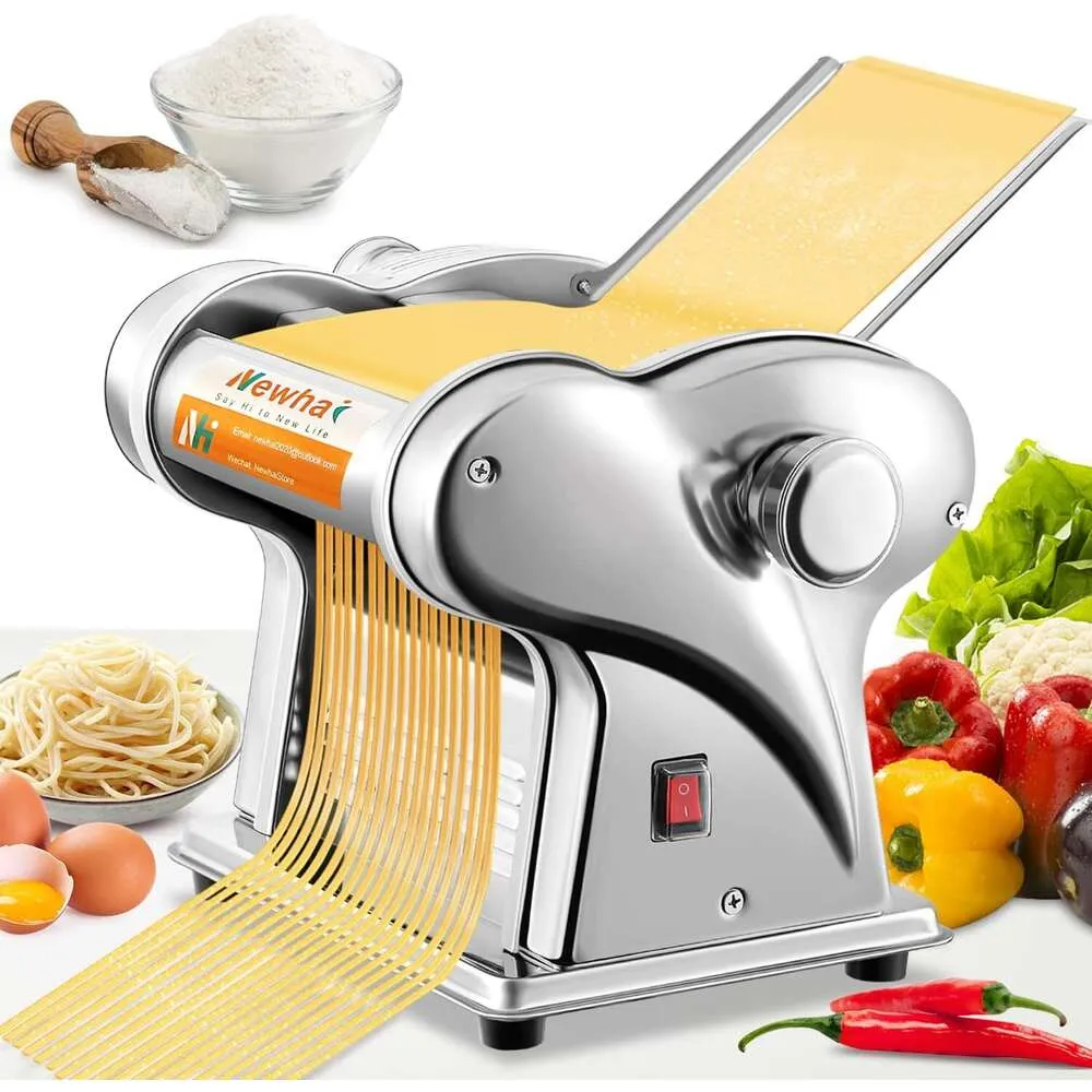 DHgate Electric Pasta Maker Machine Durable Stainless Steel Noodle Maker for Effortless Homemade Pasta Household Appliances