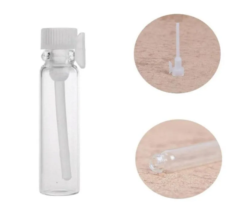 50pcsset mini bottiglia di vetro vuoto profumo piccolo campione per profumi liquido test da laboratorio fragranze fiale bottiglia di prova della provetta bottiglia S0R48765096