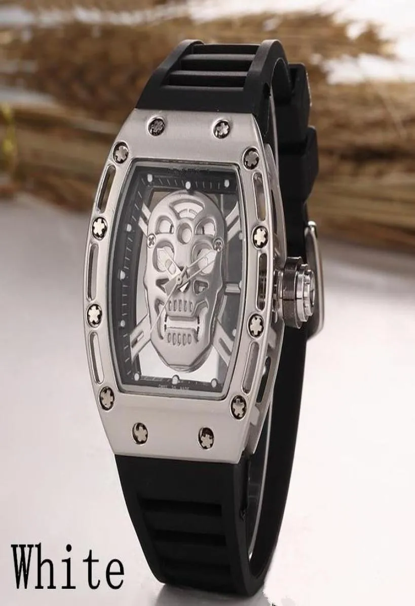 2017 Watch Fashion Skeleton Watches Men Skull Sport Quartz Watch 25155085