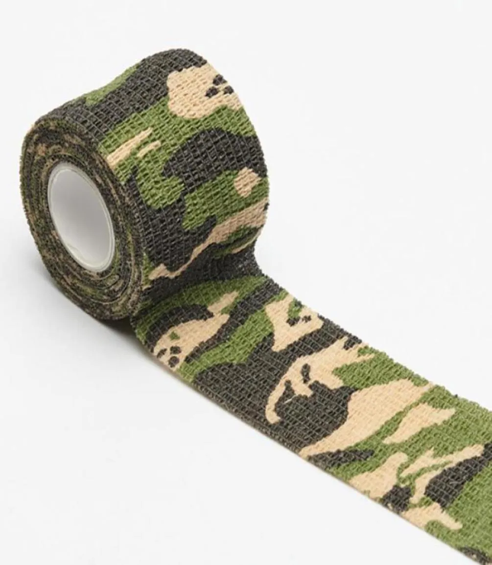 5CMX45M kamouflage självlim elastisk bandage för tatueringspenet tatuering grepp wrap för kroppsfogar armbågsskydd3254924