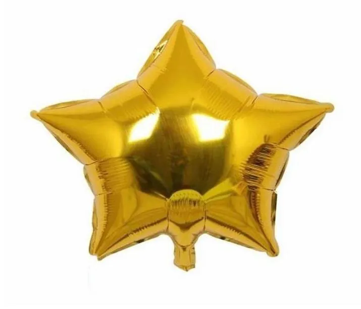 50 pcs 10 pouces Star Forme d'hélium Ballon Ballon Holiilles Party Fourniture Ballons Décorations Mélange Color3078428