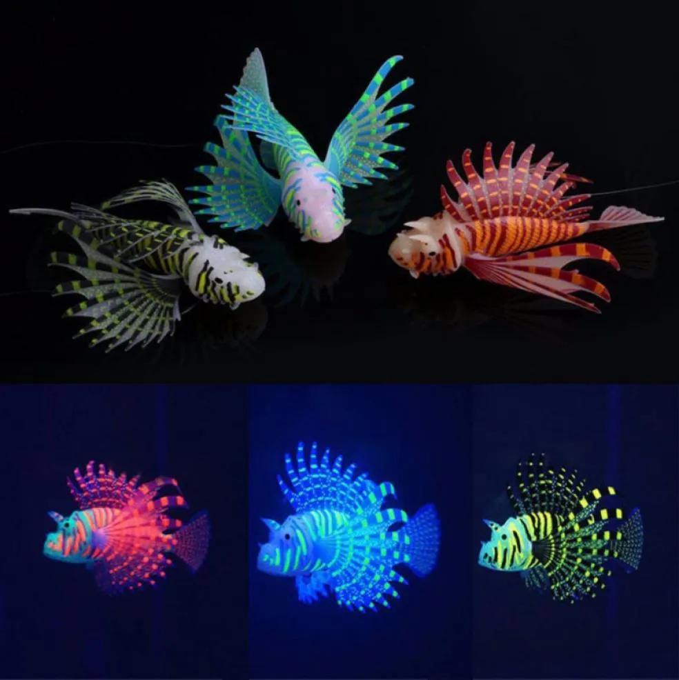 Le poisson d'aquarium artificiel est fait de matériau de silicone de haute qualité en simulation légère bijoux animal décoration aquarium 1856297