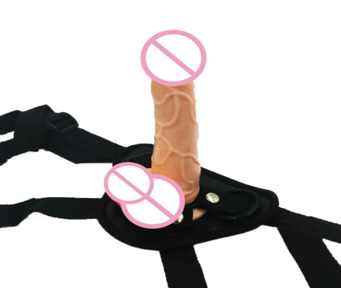 Rem på realistiska dildo byxor för kvinnliga män par strapon dildo trosor för lesbisk gay vuxen spel sex leksak sexprodukter y04081137483