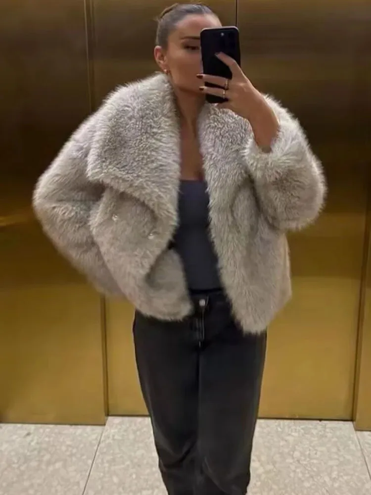 Winter Faux Black Fur Jacket Cropped For Women Plush, Fluffy, And Warm In Red, Gray, Black, Or White Autumn 2021 Outerwear By TRAF Y241120 From Leemostore, $34.91 | DHgate.Com Winter Faux Black Fur Jacket Cropped For Women Plush, Fluffy, And Warm In Red, Gray, Black, Or White Autumn 2021 Outerwear By TRAF Y241120 From Leemostore, $34.91 | DHgate.Com