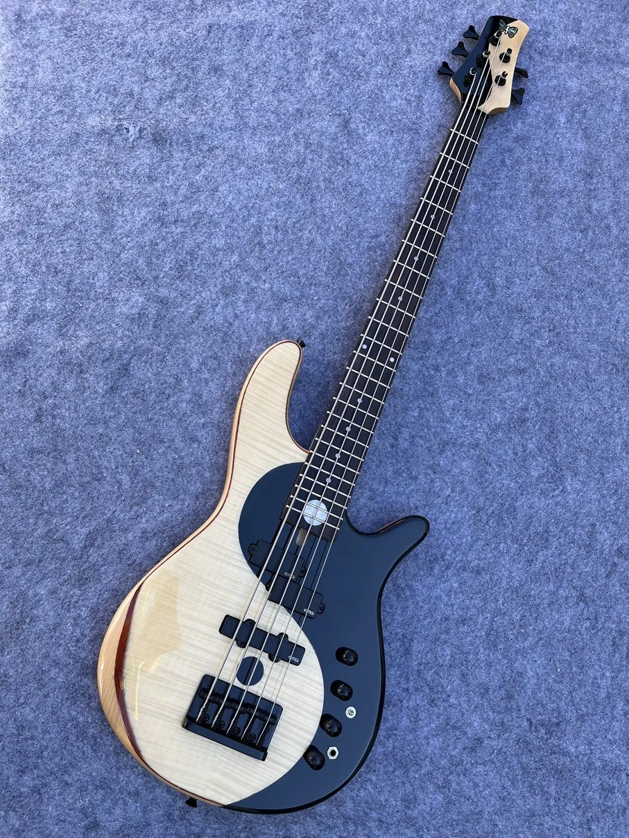 Factory Direct Sales Classic Butterfly Electric Bass Guitar 5-String Electric Bass