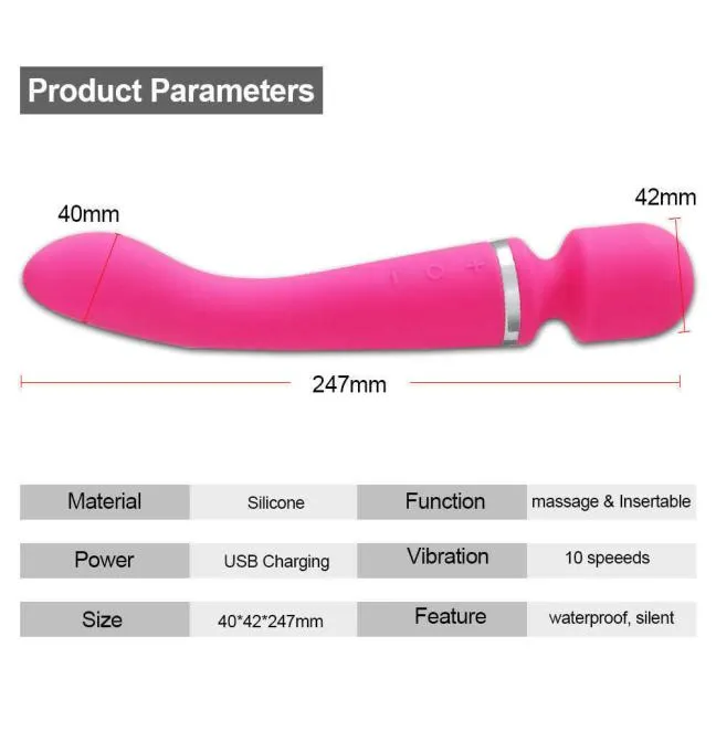 Dildos Toy20 versnelt krachtige Av -vibrator Magic Wand voor vrouwen volwassen paren Body Massager Clitoris Stimulator Productwinkel Q05082258698