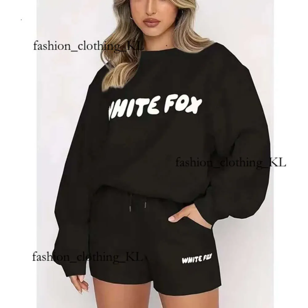 Whites Foxx Tracksuit Designer Womens Designer Maglietta Harajuku Sports Fashion Sports and Leisure Tshirt White Foxx Felpa con cappuccio con cappuccio con cappuccio Shorts Shorts 150