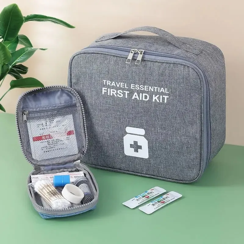 حقيبة تخزين الطب المحمولة في الهواء الطلق أكياس الأدوية الأدوية الأدوية.