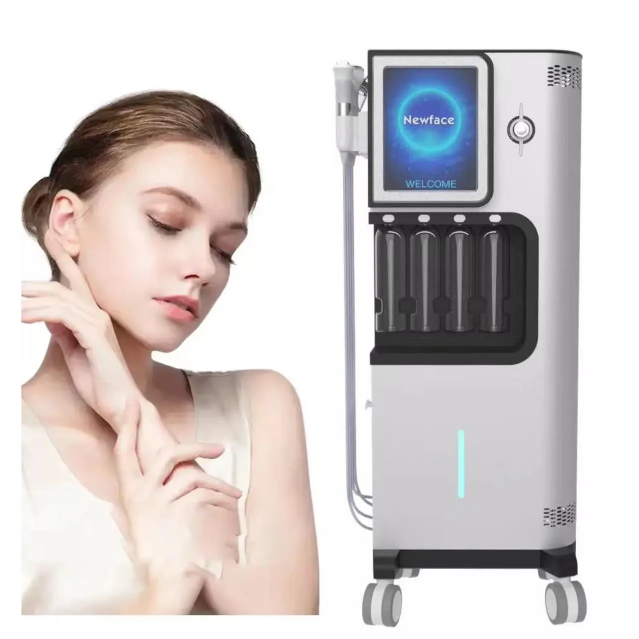 2024 New Generation Alice Super Bubble Water Peel Skin Beauty Spa Salon Face Care Equipment Hydro Facial Machine Manufacturer CE Approved