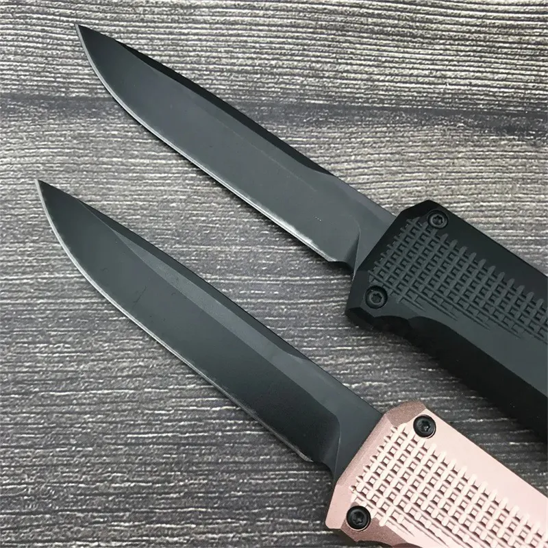 4 Models BM 4600DLC Phaeton Double Action Automatic Knife D2 Drop Point Blade Aluminum Handles Outdoor defense Tactical Camp Hunt Combat EDC 3300 4850 14850 Tools