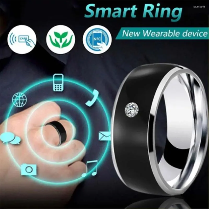 Cluster Rings Fashion Android Phone Equipment Multifunctional Intelligent Smart NFC Finger Ring Wearable Connect