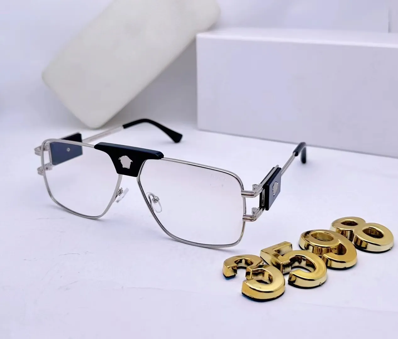 2024 Top-Qualität Luxus-Designer-Sonnenbrille Polaroid-Linse für Damen Herren Goggle Senior Brillen Brief besetzte Diamant-Sonnenbrille 3598