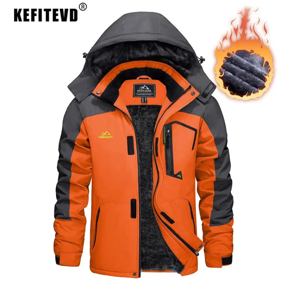 Ski Casacas Para Nieve Hombre KEFITEVD Chaqueta De Esquí De