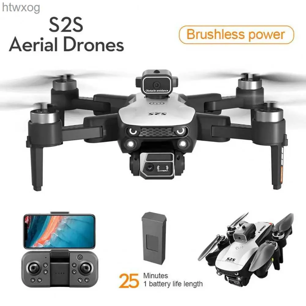 Drones Fotografía aérea para adultos Mini cámara plegable con control remoto Drone 2,4 GHz 4K/6K HD compatible con obstáculos sin escobillas Quadcopter Toys YQ240201