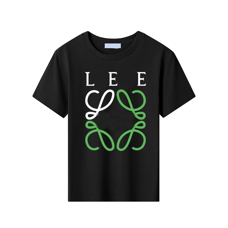 어린이 티셔츠 화려한 Tshirts 여름 통기성 셔츠 꽃 편지 독특한 Tshirt 인쇄 만화 소년 소녀 정장 CHD24013119-6 ESSKIDS