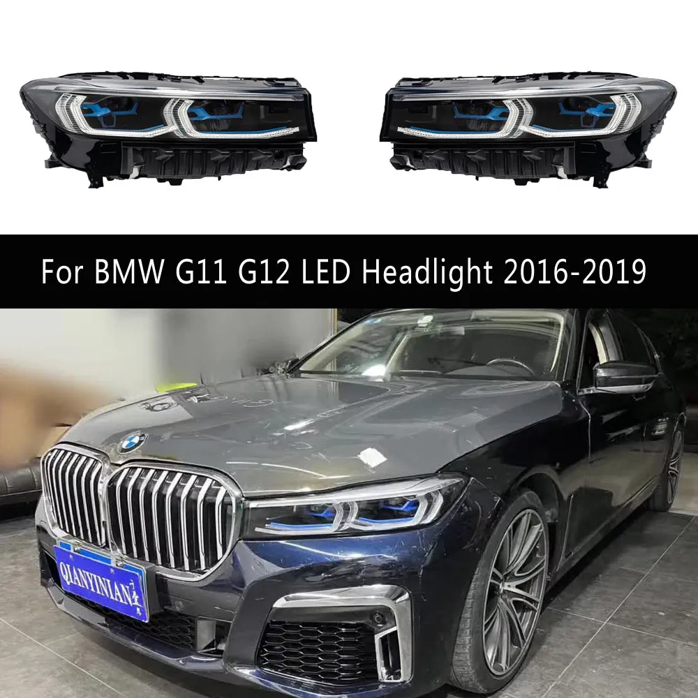 Auto Accessoires DRL Dagrijverlichting Voor BMW 7 Serie G11 G12 LED Koplamp Montage 16-19 Voorlamp Streamer Richtingaanwijzer