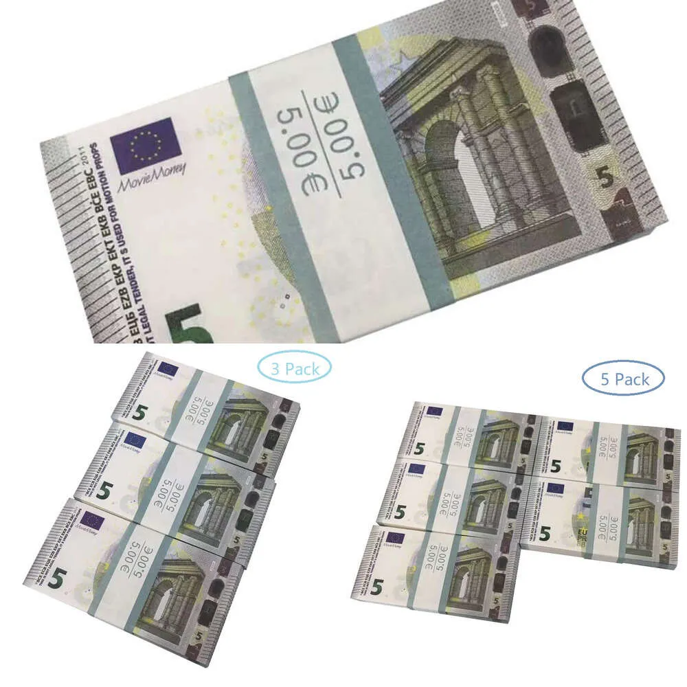 Prop Money Toy Party Games Kopi 10 20 50 100 Party Fake Money Notes Faux Billet Euro Play Gra
