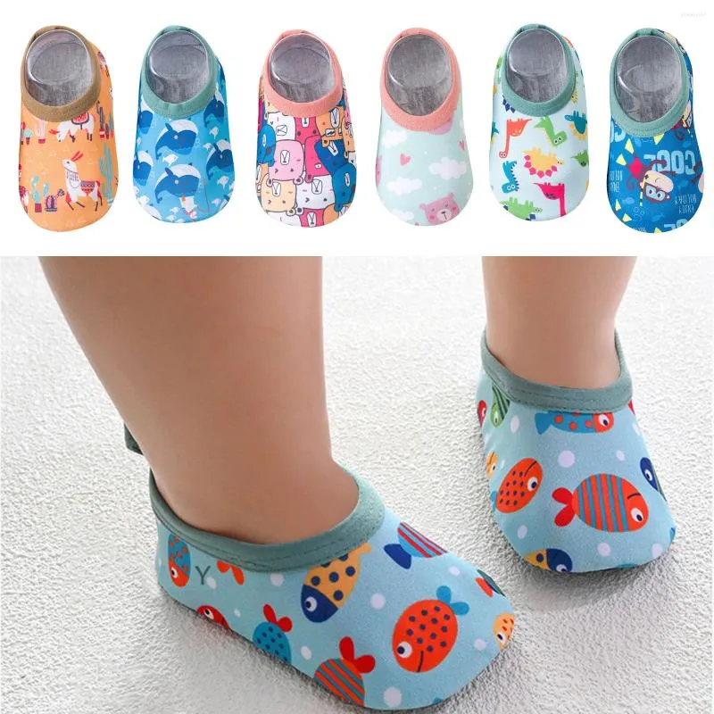 Sandals Children Shoes Baby Kids Boy Girls Cartoon Swim Water Barefoot Aqua Socks Non-slip Girl For 8 Months