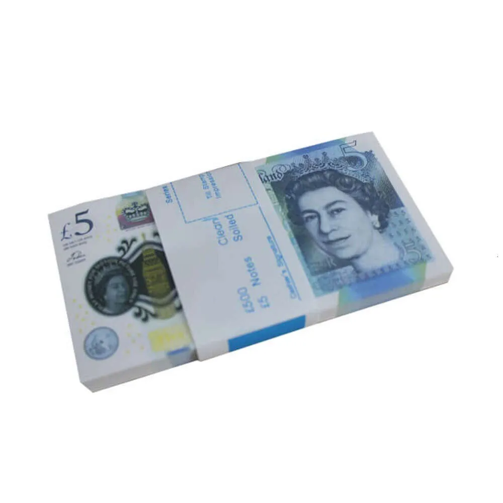 Prop Money Uk Pounds GBP BANK Game 100 20 NOTES Authentic Film Edition Movies Play Fake Cash Casino Photo Booth Props4AW86HZ7