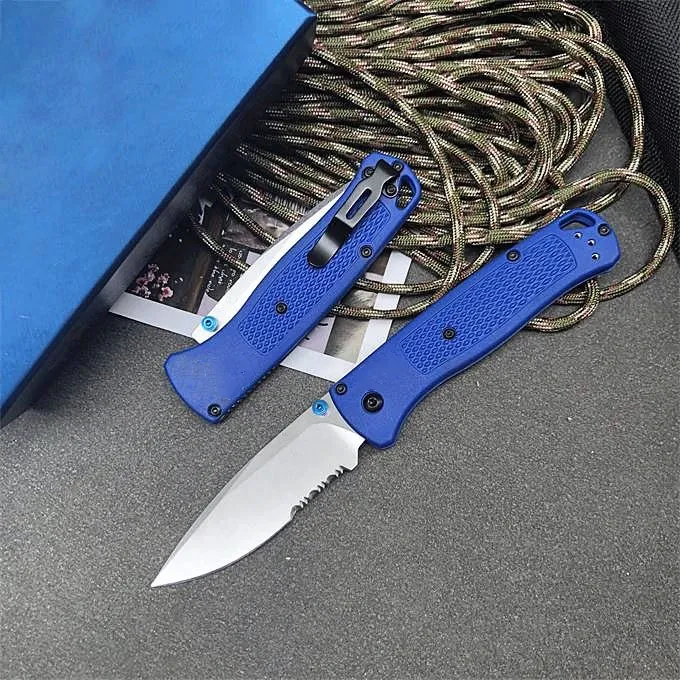 Promotie Butterfly 535 nylonvezel handvat D2 Stone Wash Blade zakmes EDC Pocket Tool camping jacht Utility outdoor keukenmessen