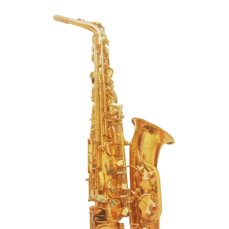 Helt ny A 992 Alto Saxophone Gold Professional Jazz Mouthpiece Sax E Flat with Case Musical Instrument och Accessories Gratis frakt