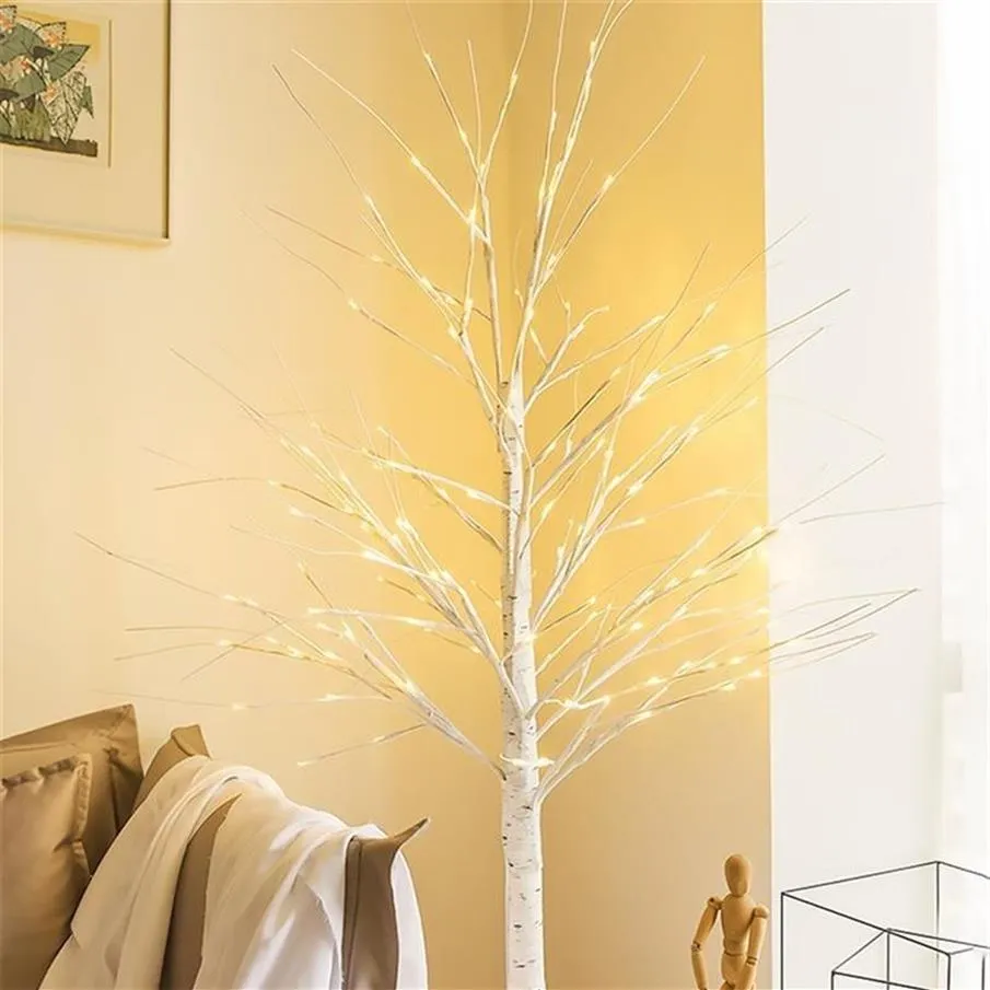 Prachtige Kerstboom LED Berkenboom Licht Creatieve Lichtgevende Lampen Nieuwjaar Verlichting Kerst Decoratieve Lamp Home Decor LJ20112209L