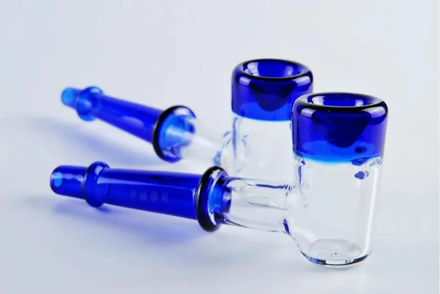 Top-Qualität Glas Bubbler Rohr Hammer Löffel Rohr Wasser Bong Griff Rauchen Rohre Hand Tabak Ölbrenner für trockene Kräuter ZZ