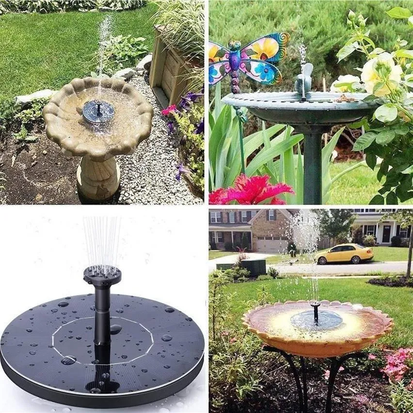 Solar Fountain Water Pump för Garden Pool Pond Watering Outdoor Panel Pumps Kit257R