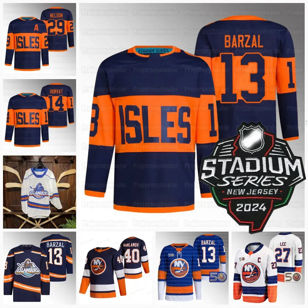2024 Stadium Series Bo Horvat Islanders Jerseys With Sorokin, Sorokin