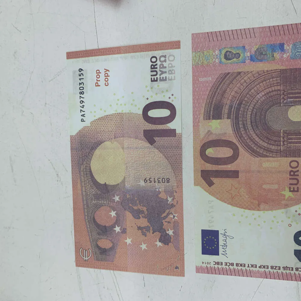 Fake Money 10 contrefaçon de vente d'atmosphère vente de jouets de jouet bandonnée de scène de scène de scène joues jouent hot banknotemmuhh451