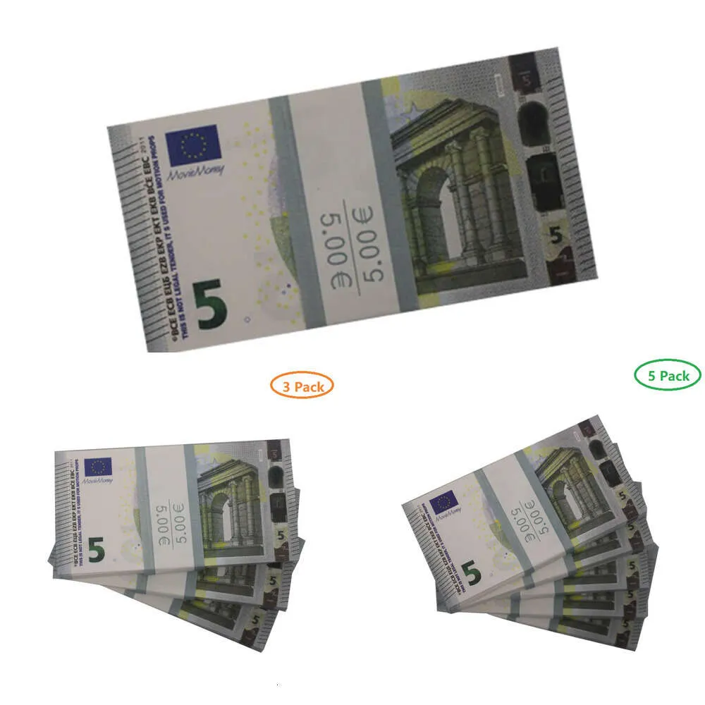 Prop Geld Kopiëren Feestelijke Feestartikelen Speelgoed Euro Feest Realistisch Nep UK Bankbiljetten Papiergeld Doen alsof Dubbelzijdig8P9G