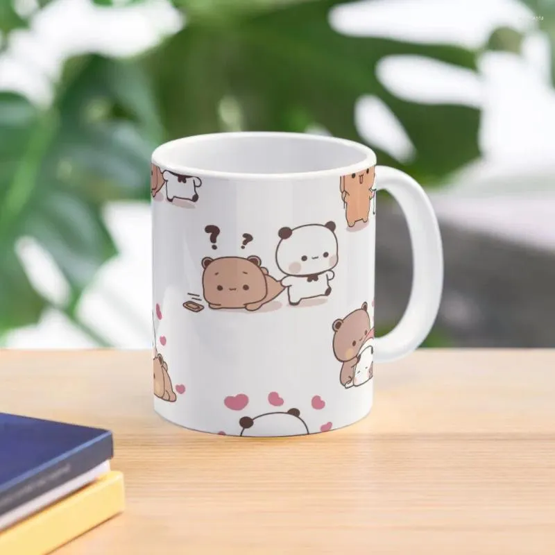 Mokken Beer en Panda Bubu Dudu KAWAII Koffiemok Leuke thermische beker