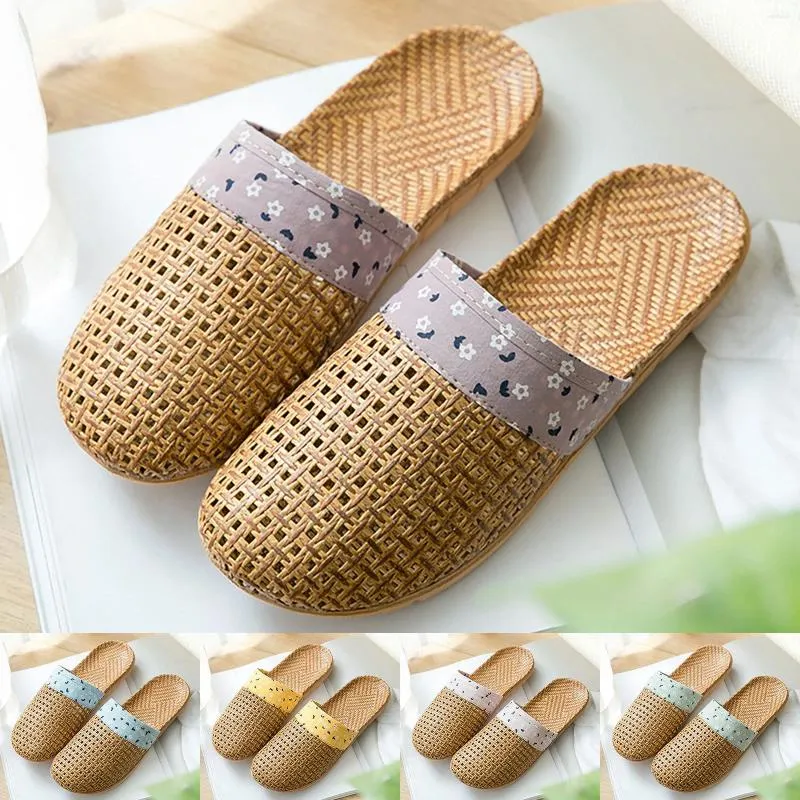 Slippers Women's Home Indoor Cover Toe Couples Linen Sexy House For Women Warm Womens Fuzzy